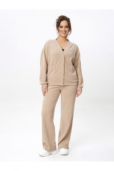 Брюки, жакет Пинск-Стиль 258 капучино - фото 1