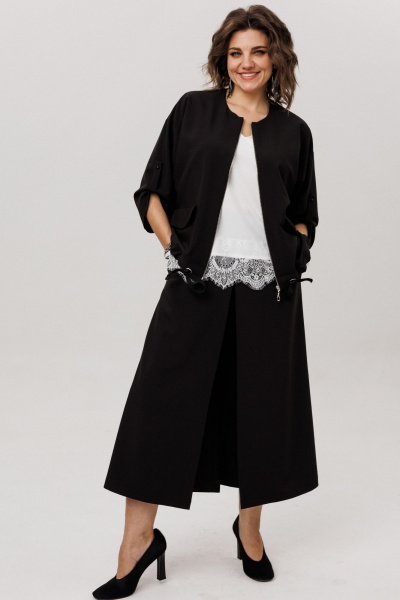 Жакет, кюлоты Anelli 1789 сияние_самурая - фото 8