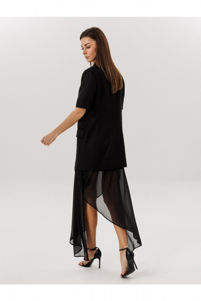 Жакет, юбка V&N Fashion 1098 черный - фото 7