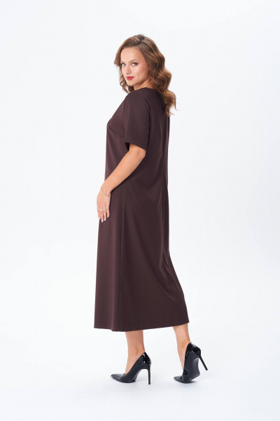 Бомбер, платье TVIN 7877 шоколад - фото 9