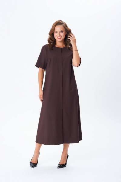 Бомбер, платье TVIN 7877 шоколад - фото 8