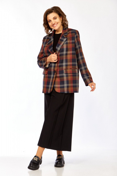 Жакет Rishelie 1014 клетка - фото 2