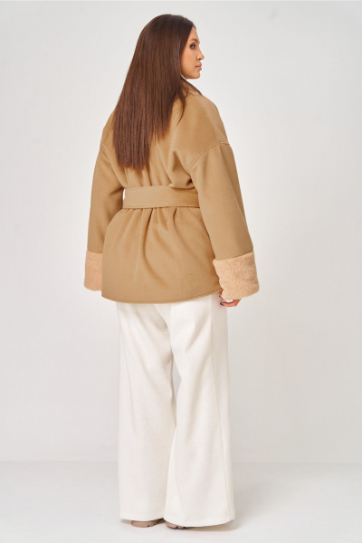 Пальто V&N Fashion 1073 охра - фото 10