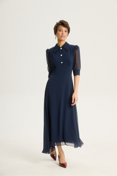 Платье HELEN BIRCH Pl017 синий - фото 1