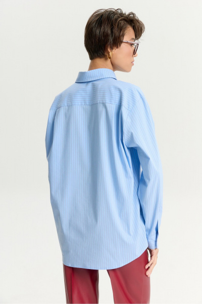 Рубашка HELEN BIRCH R004 голубой - фото 7