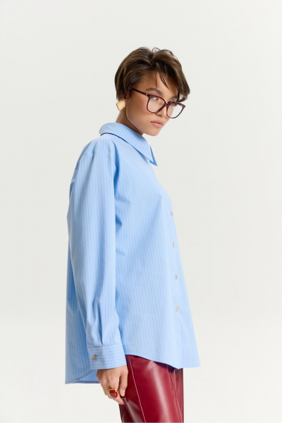 Рубашка HELEN BIRCH R004 голубой - фото 5