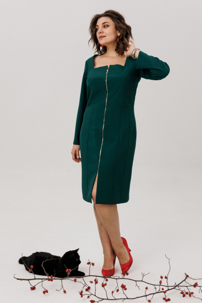 Платье Anelli 1799 изумрудная_энигма - фото 1