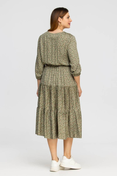 Платье из штапеля с воланами, длина 122 см, рост 173 см Vita 21с2-096VT-39-1 - фото 3