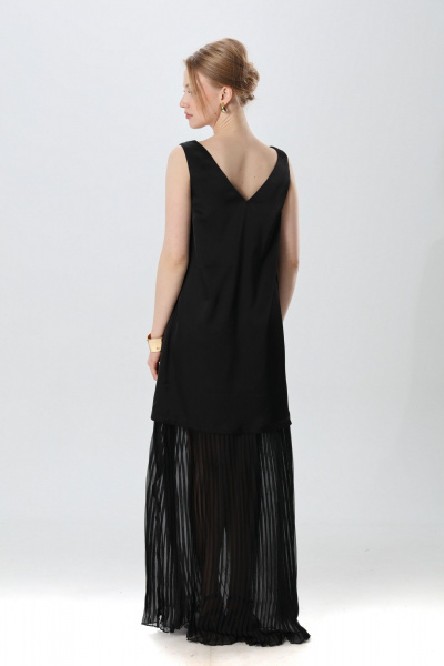 Платье NikVa 1017-1 чёрный - фото 8