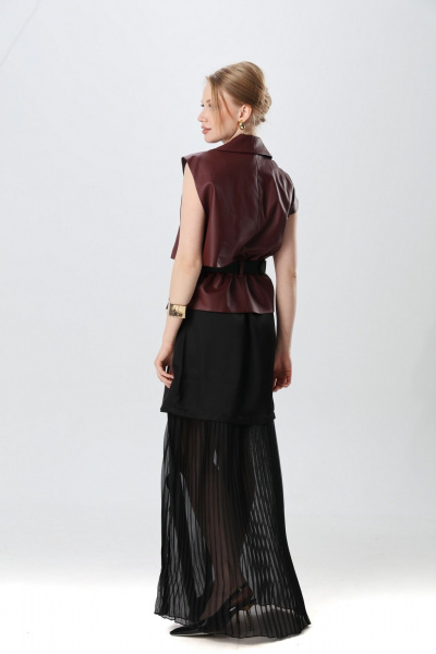 Жилет NikVa 1019-2 бордо - фото 7