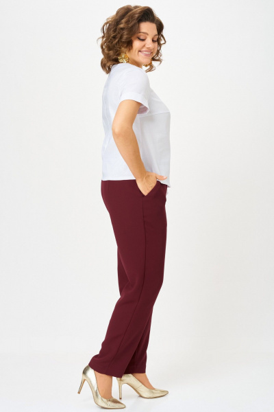 Блуза, брюки, брошь, жакет Angelina & Сompany 1289 - фото 9