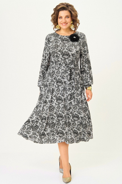 Брошь, платье, пояс Angelina & Сompany 1294 - фото 2