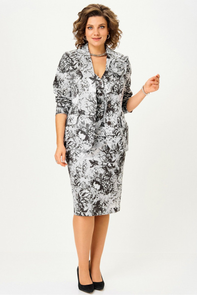 Брошь, жакет, жилет, юбка Angelina & Сompany 1295 - фото 6