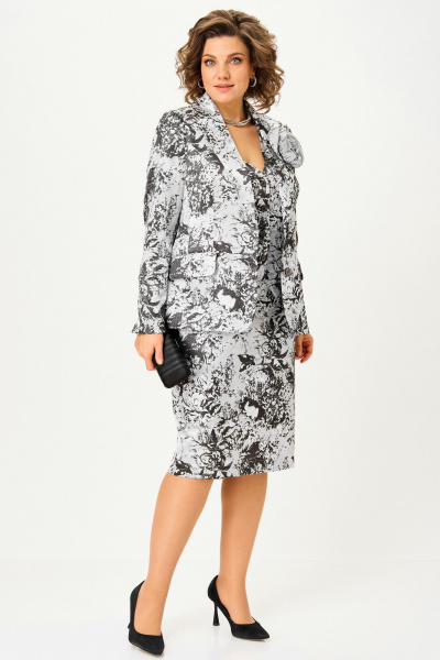 Брошь, жакет, жилет, юбка Angelina & Сompany 1295 - фото 5