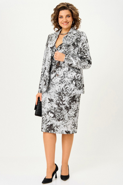 Брошь, жакет, жилет, юбка Angelina & Сompany 1295 - фото 3