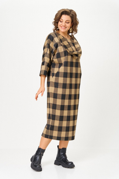 Платье Michel chic 2196 клетка - фото 2