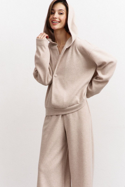 Брюки, джемпер RINKA 1450/1 бежевый - фото 6