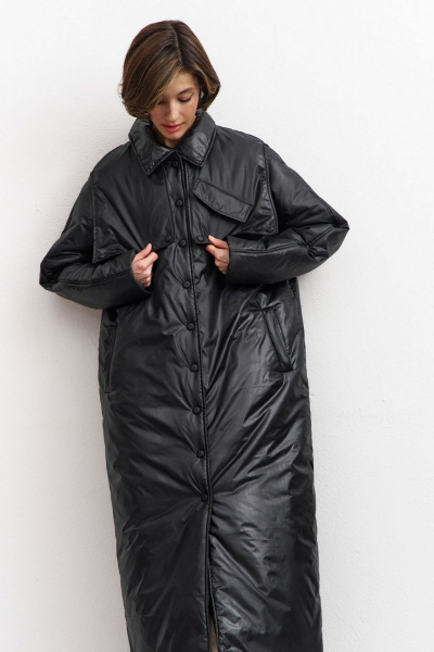 Пальто RINKA 1452 черный - фото 9