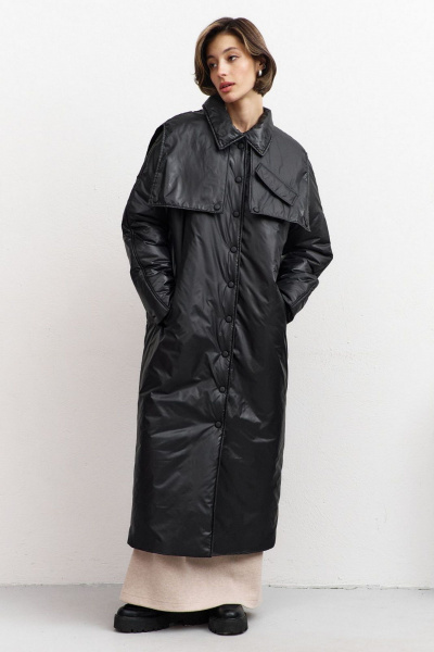 Пальто RINKA 1452 черный - фото 1