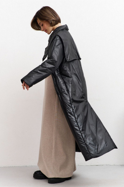 Пальто RINKA 1452 черный - фото 4