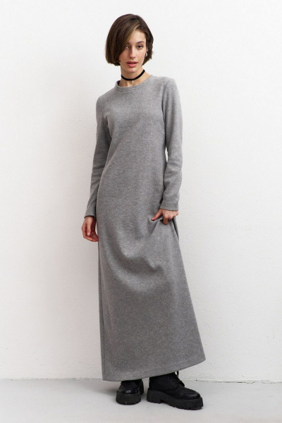 Платье RINKA 1454 серый - фото 2