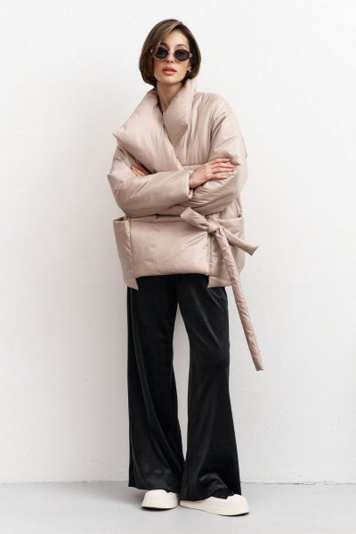 Куртка RINKA 1455 бежевый - фото 9