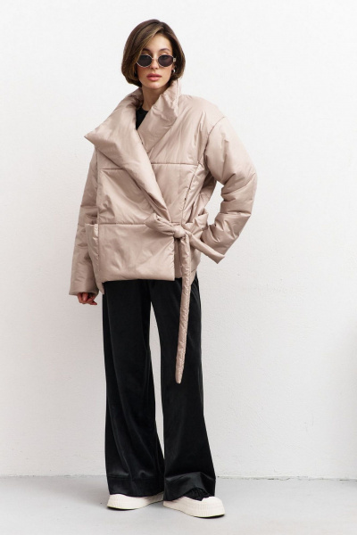 Куртка RINKA 1455 бежевый - фото 8