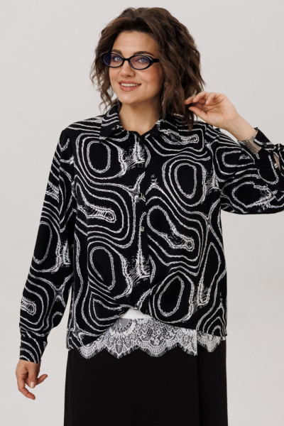 Рубашка Anelli 1663 мрамор_неро - фото 10