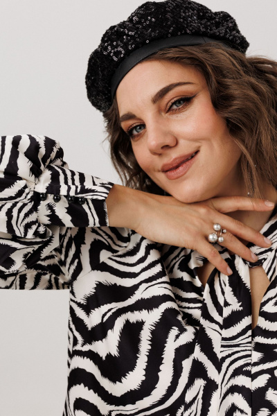 Блуза Anelli 1736 зебра_нью - фото 8
