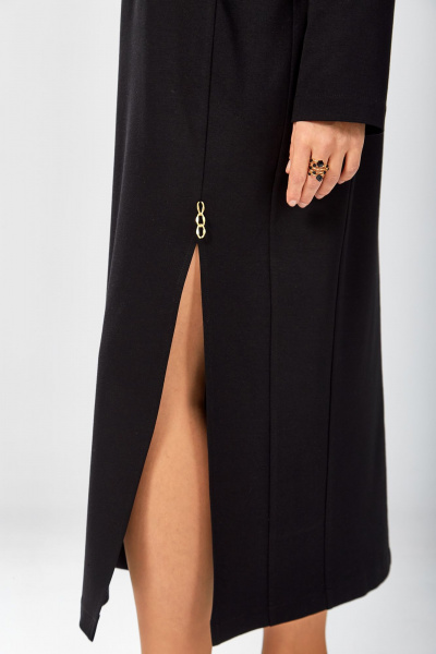 Платье BegiModa 1064 черный - фото 9