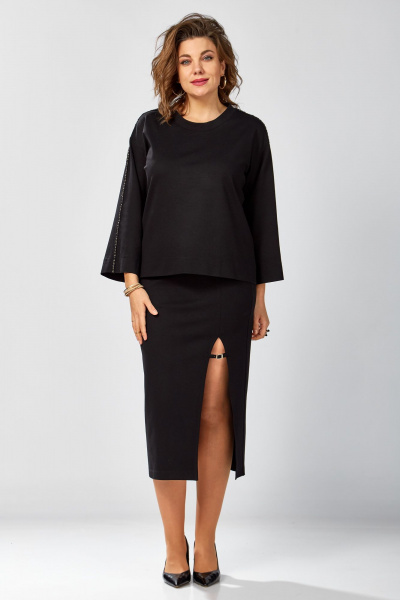 Блуза BegiModa 4155 черный - фото 1