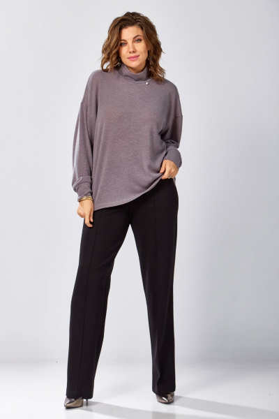 Блуза BegiModa 4156 фиолетовый-пепел - фото 2
