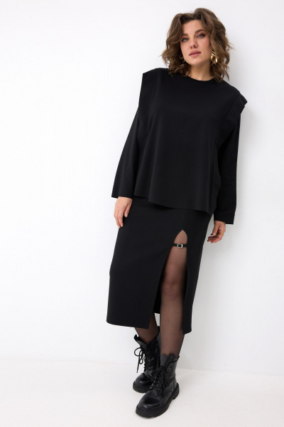 Юбка BegiModa 5017 черный - фото 2