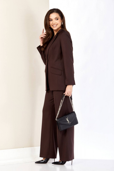 Брюки, жакет Shetti 4075 горький_шоколад - фото 6