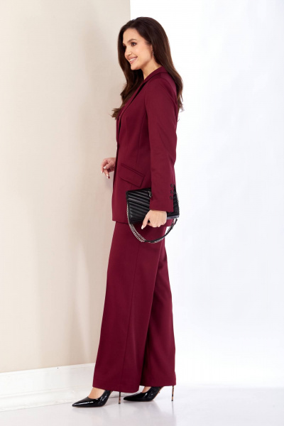 Брюки, жакет Shetti 4075 винный - фото 8