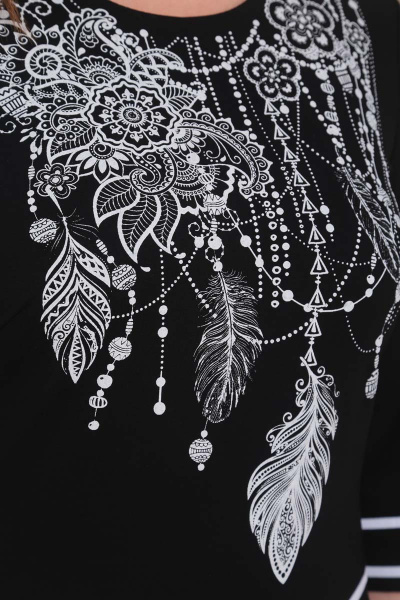 Платье Basagor 526 черный - фото 3