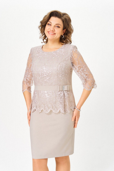 Платье Svetlana-Style 1868 бежевый - фото 7