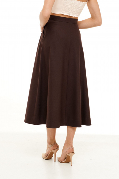 Юбка Prestige 5211 коричневый - фото 4