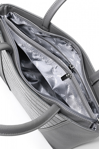 Сумка Galanteya 2420.25с2007к45 серый_т. - фото 5