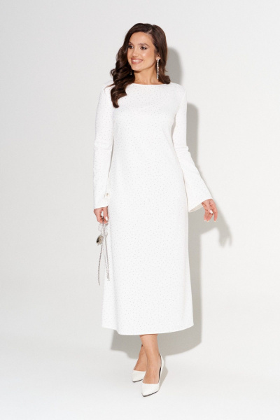 Платье AltaModa 1055 белый - фото 5