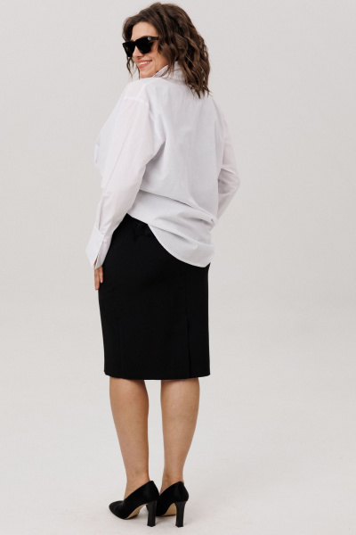 Юбка Anelli 1809 черный_карандаш - фото 3