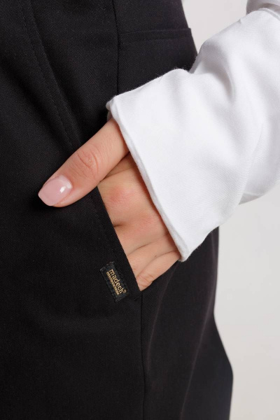 Шорты летние удлиненные из хлопка с карманами Madech 20161 черный - фото 6