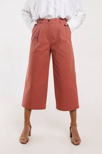 Брюки Madech 21176 терракотовый - фото 5
