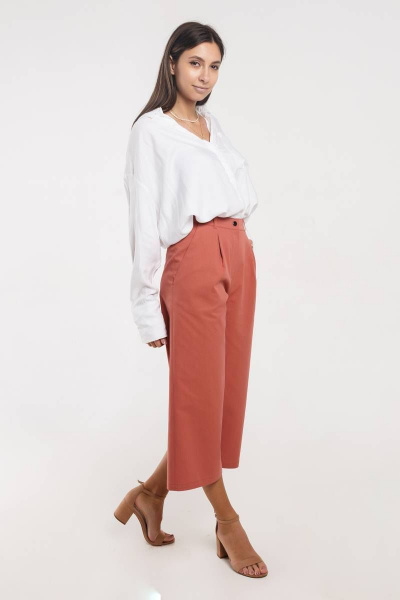 Брюки Madech 21176 терракотовый - фото 4