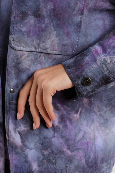 Жакет Madech 212285 черный,фиолетовый - фото 10