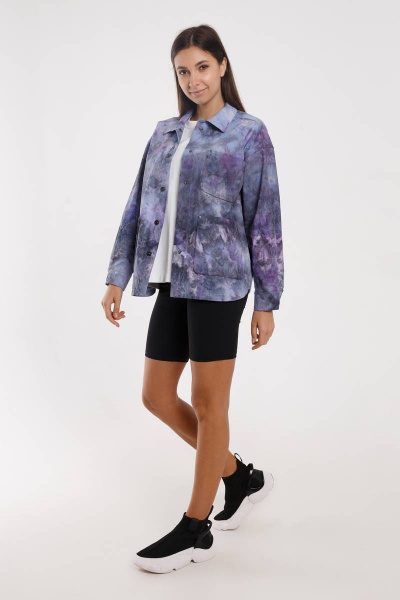 Жакет Madech 212285 черный,фиолетовый - фото 7