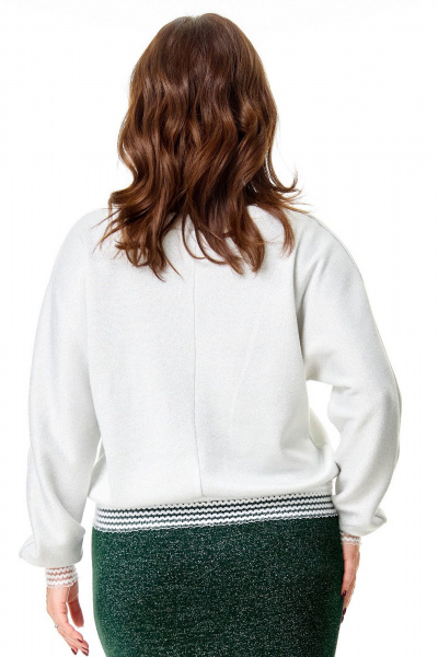 Джемпер T&N 7730 белый - фото 4