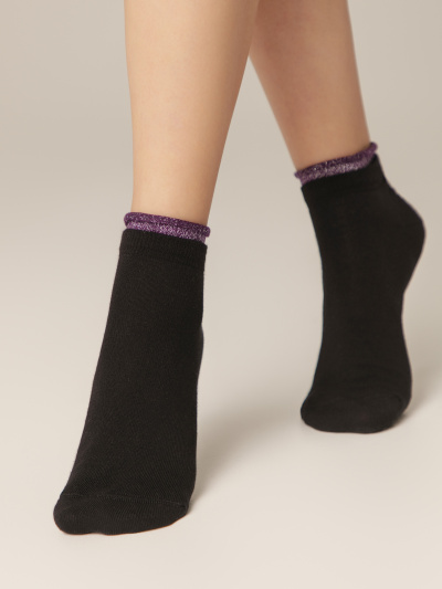 Носки CONTE ACTIVE черный-лиловый 12С-32СП - фото 2