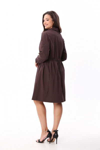 Платье ICY Street 25ICY094Ш-3 шоколад - фото 8