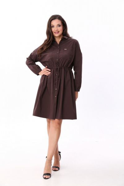 Платье ICY Street 25ICY094Ш-3 шоколад - фото 1